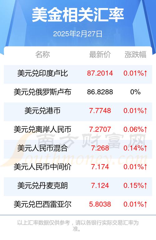 2025年2月27日人民币对美元汇率下调 背后原因几何？
