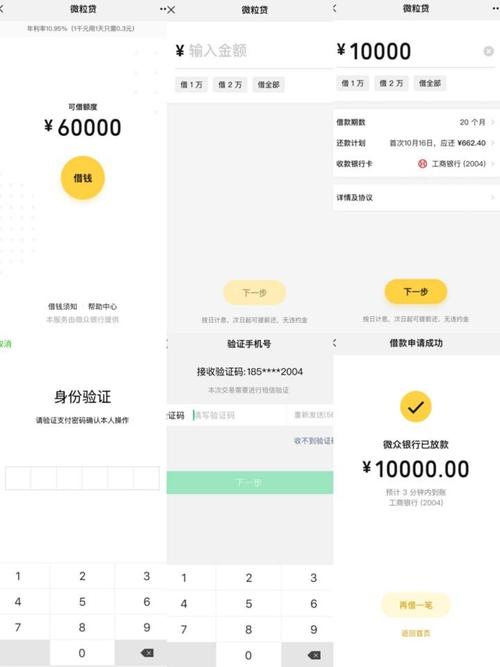 线上微粒贷申请流程_微粒贷利率和费用_哪里能贷款