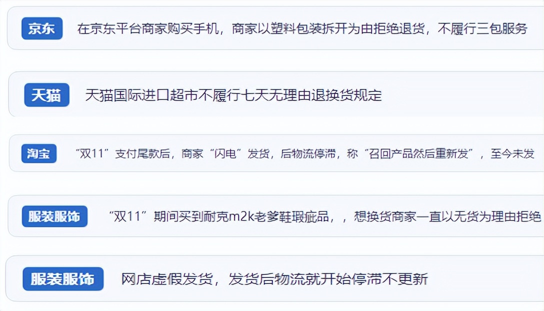 对不起,您还没有满足条件的店铺优惠券._电商平台投诉分析_双11消费维权