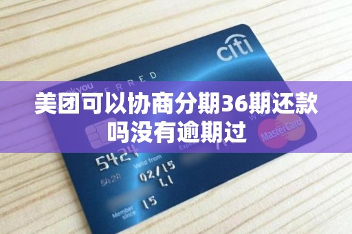 美团可以协商分期36期还款吗没有逾期过