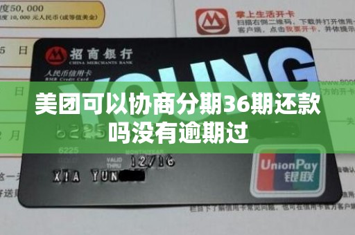美团可以协商分期36期还款吗没有逾期过