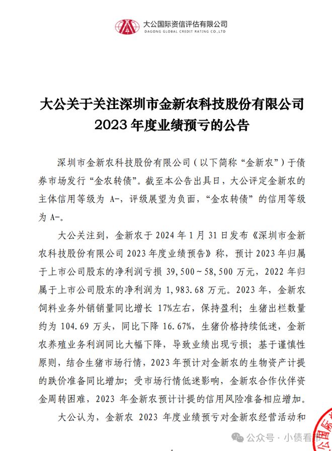 深圳金新农饲料股份有限公司_金新农预亏_生猪价格低迷对金新农影响