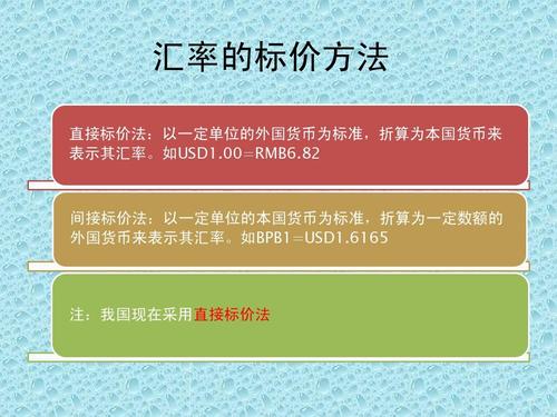 汇率标价方法：直接与间接标价法通俗讲解